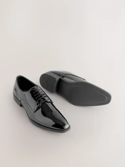 Zwart - Patent Derby Shoes
