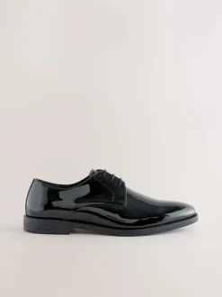 Zwart - Patent Leather Derby Shoes