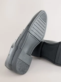 Zwart - Patent Leather Derby Shoes