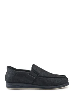 Zwart - Pavers Extra Wide Memory Foam Slippers