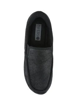 Zwart - Pavers Extra Wide Memory Foam Slippers