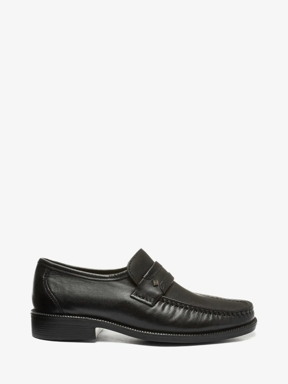 Zwart - Pavers nette zwarte mocassin schoenen voor heren