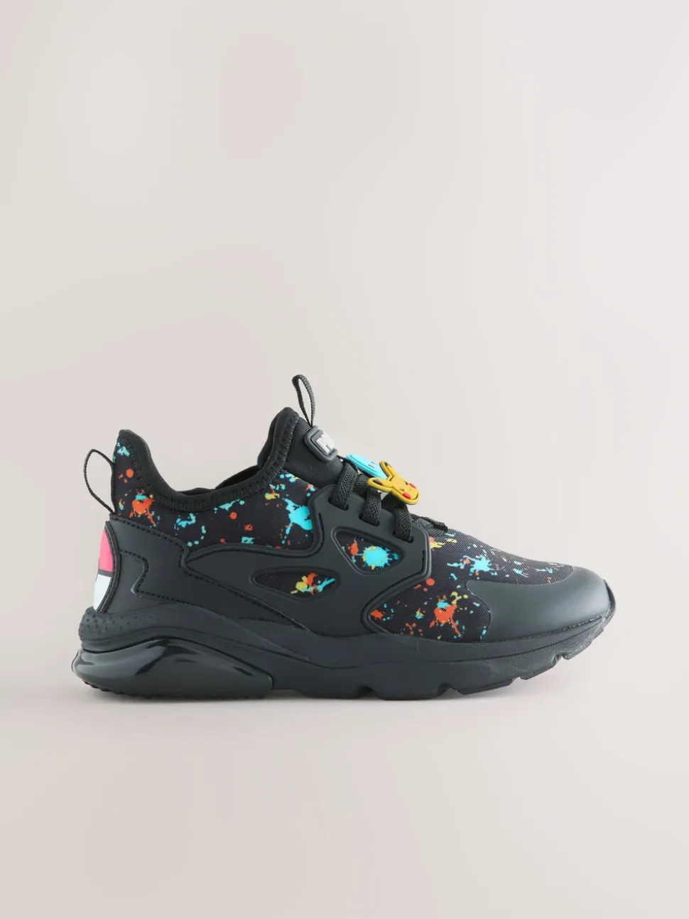 Zwart - Pokemon sneakers met elastische veter