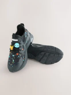 Zwart - Pokemon sneakers met elastische veter