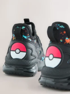 Zwart - Pokemon sneakers met elastische veter