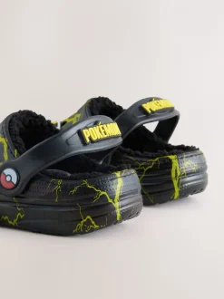 Zwart - Pokemon Warm Lined Slipper Clogs
