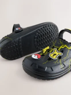 Zwart - Pokemon Warm Lined Slipper Clogs
