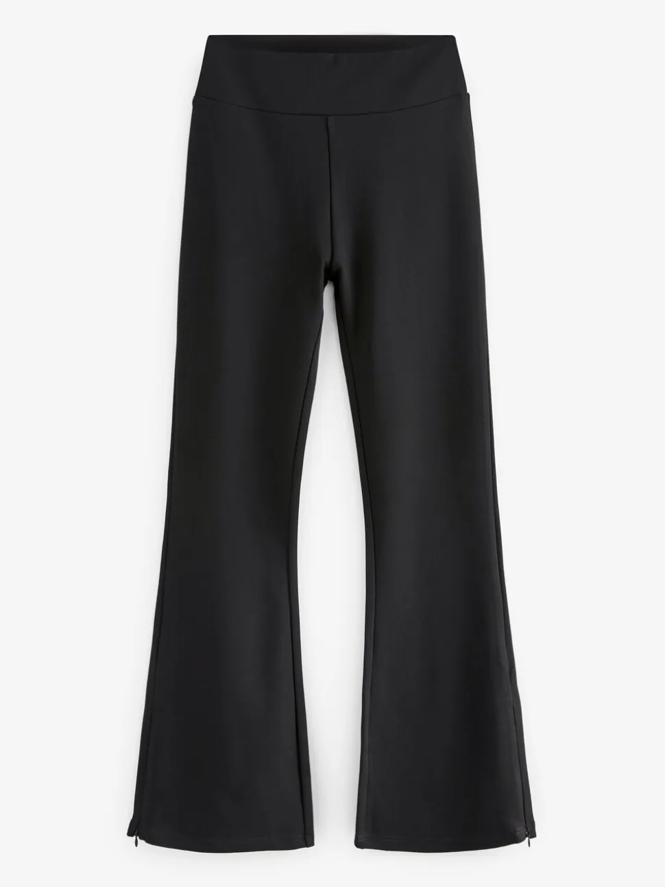 Zwart - Power vormgevende ponté flare legging