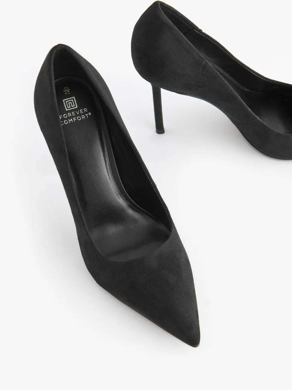 Zwart - Premium pumps met spitse neus