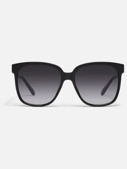 Zwart - QUAY Wide Awake Sunglass