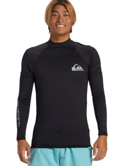 Zwart - Quiksilver surfhemdje met lange mouwen