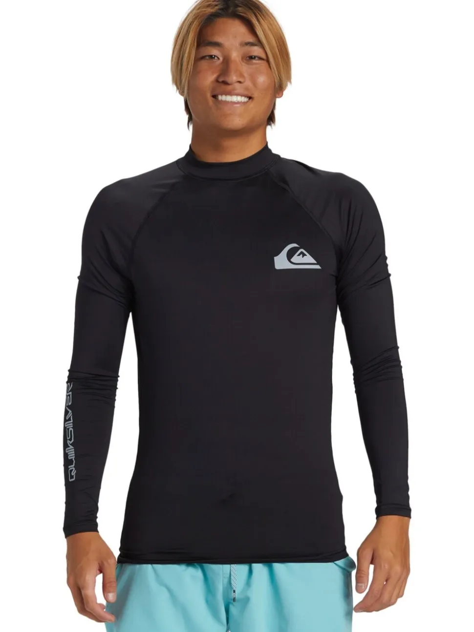 Zwart - Quiksilver surfhemdje met lange mouwen