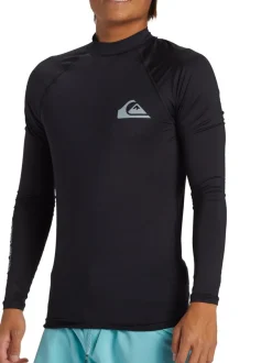 Zwart - Quiksilver surfhemdje met lange mouwen
