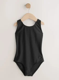 Zwart - Racerback Swimsuit (3-16yrs)