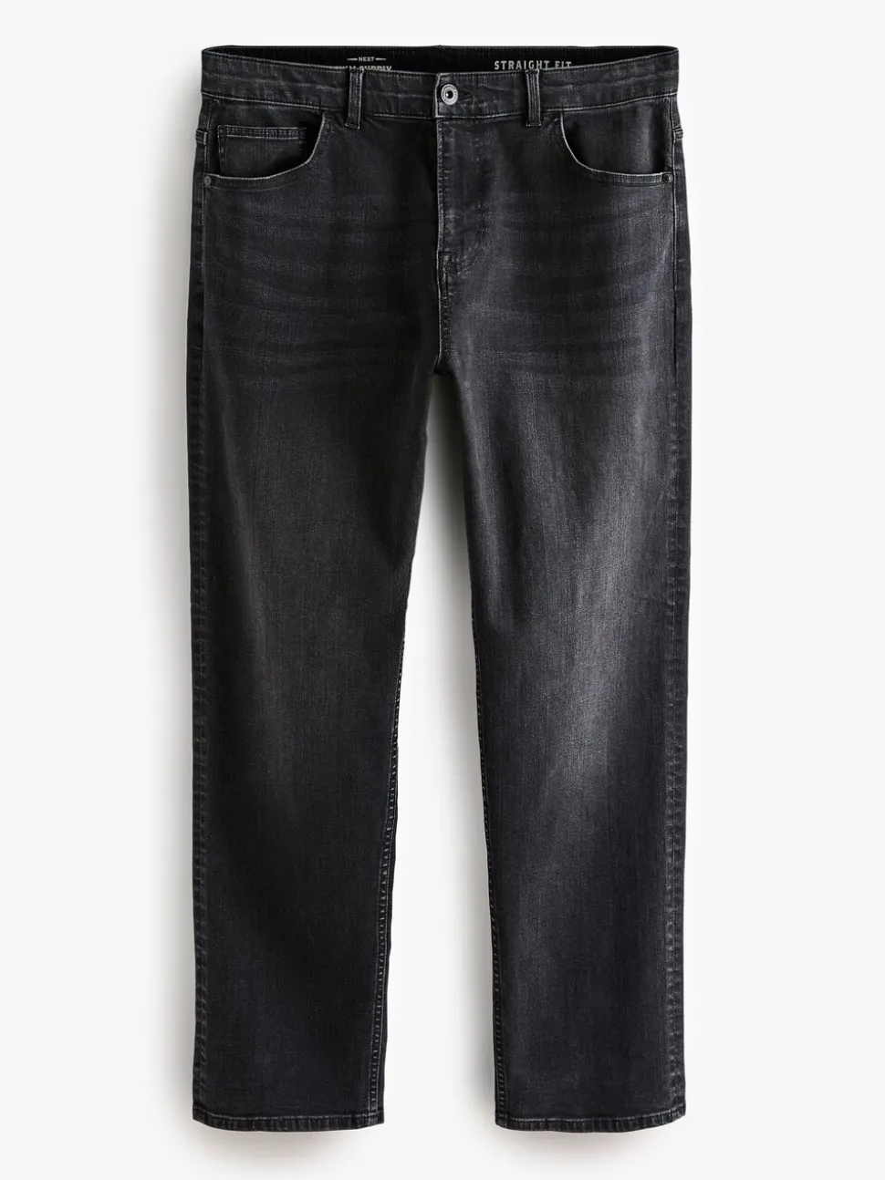Zwart - Rechte, klassieke jeans met stretch