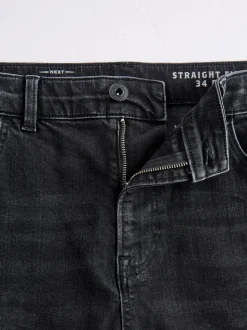 Zwart - Rechte, klassieke jeans met stretch