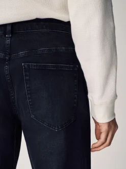 Zwart - Rechte, klassieke jeans met stretch