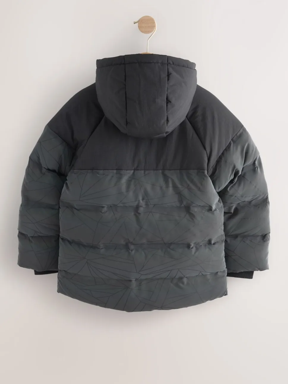 Zwart - Reflecterende, regenbestendige microfleece gevoerde jas (3-16jr)