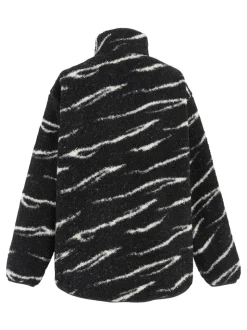 Zwart - Regatta Frankie Borg fleece met halve rits