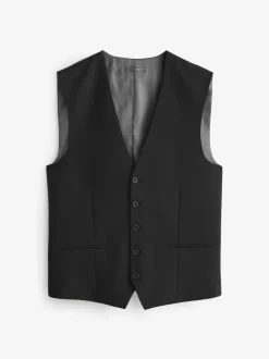 Zwart - Regular fit must-have gilet