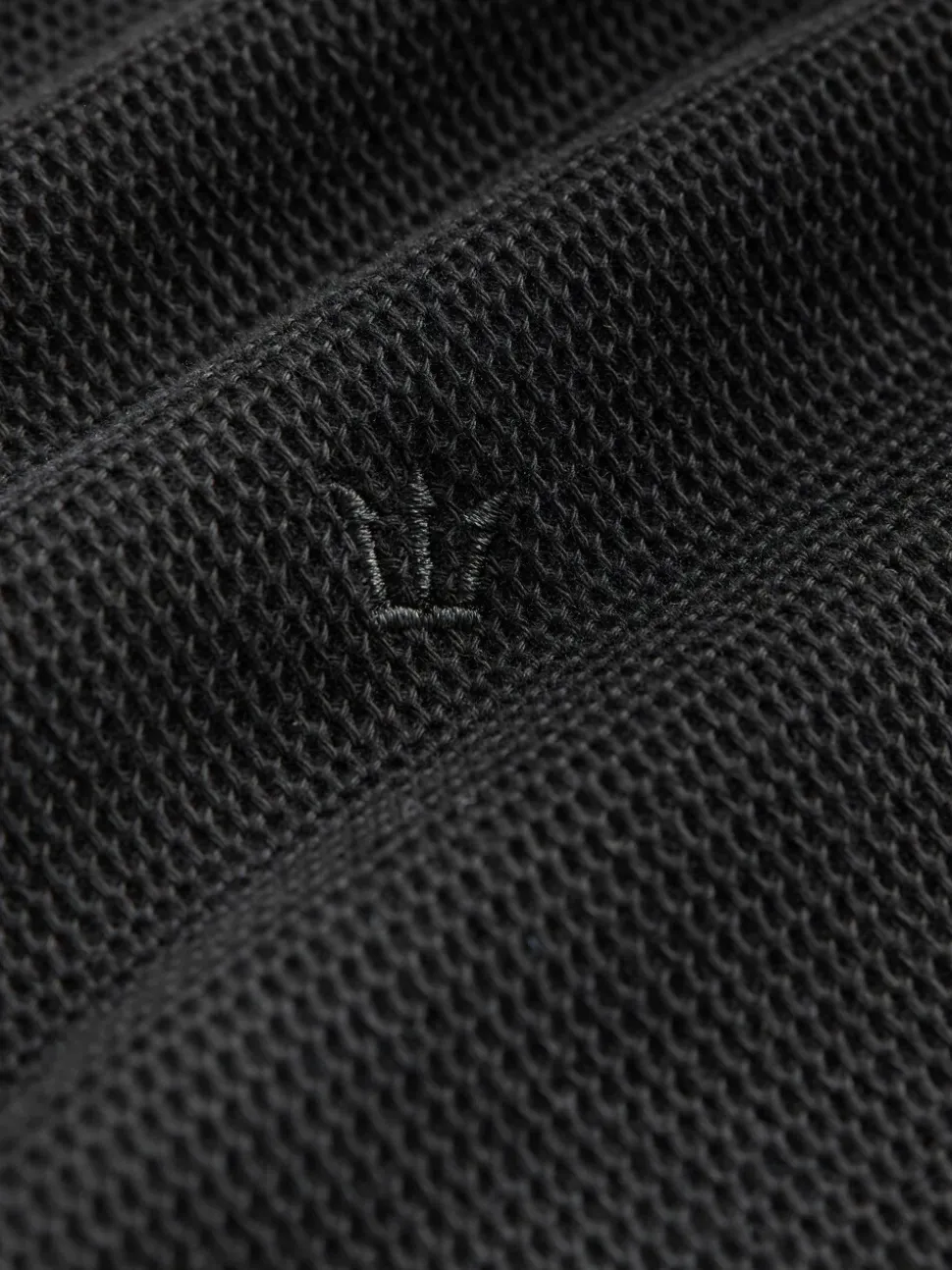 Zwart - Regular fit poloshirt met korte mouwen en contrasterende randen