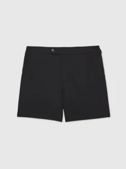 Zwart - Reiss Sun Side Adjuster zwemshort
