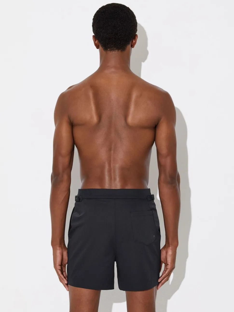 Zwart - Reiss Sun Side Adjuster zwemshort