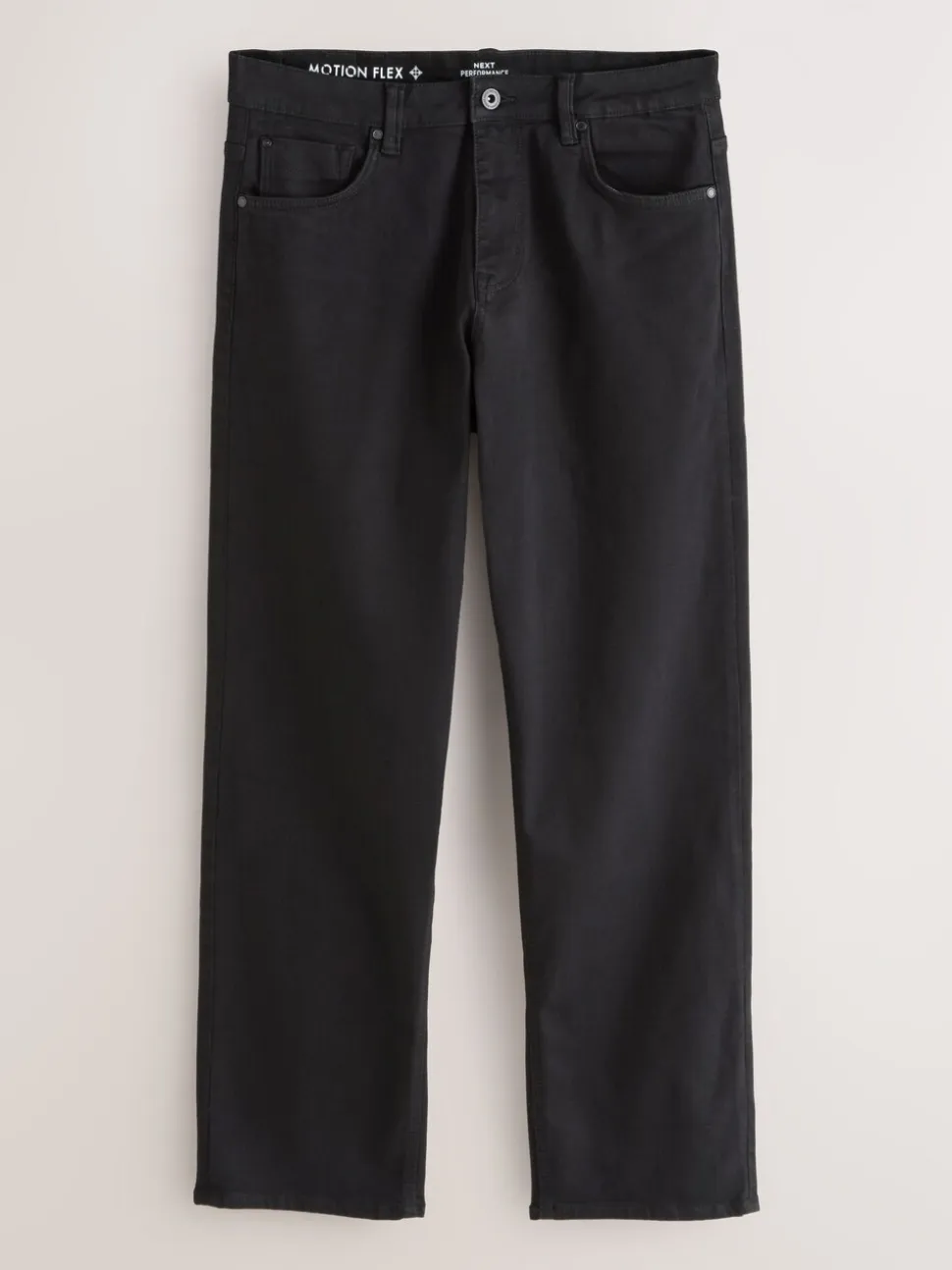 Zwart - Relaxed fit - Motionflex jeans