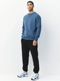Zwart - Relaxed fit - Slim Fit Brushback Heavyweight Joggers