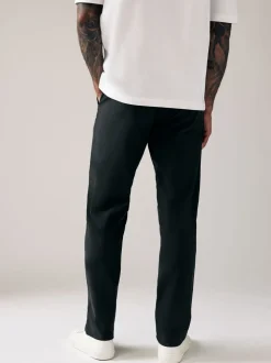 Zwart - Relaxed fit - Stretchy chino