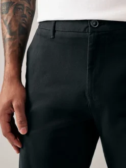 Zwart - Relaxed fit - Stretchy chino