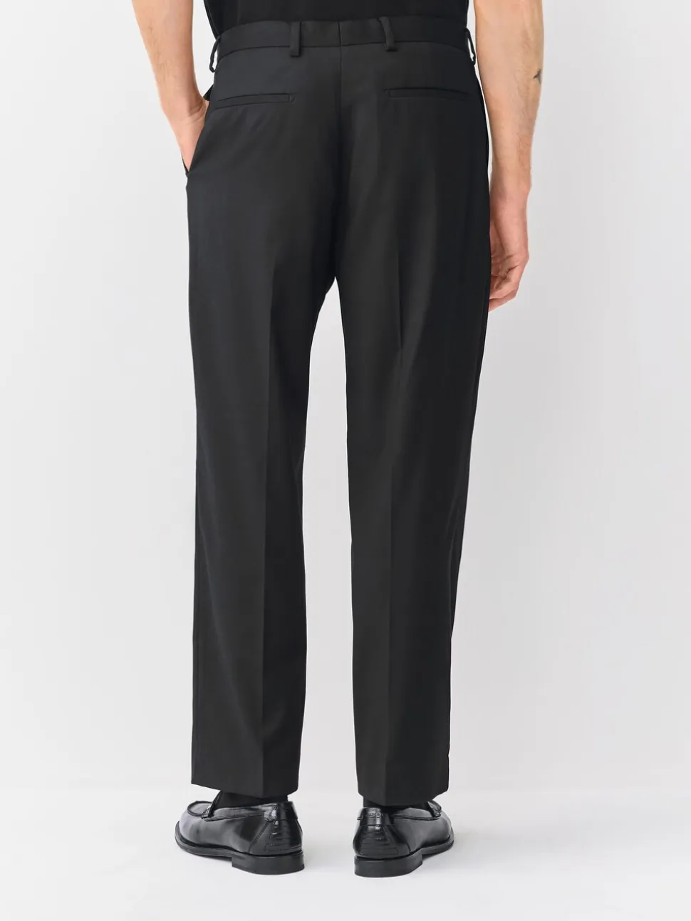 Zwart - Relaxed Fit Tuxedo Trousers