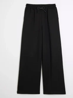 Zwart - River Island Premium Wide Leg Joggers