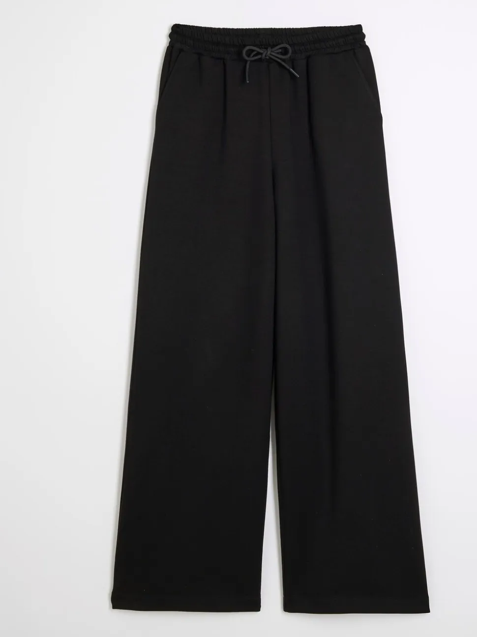 Zwart - River Island Premium Wide Leg Joggers