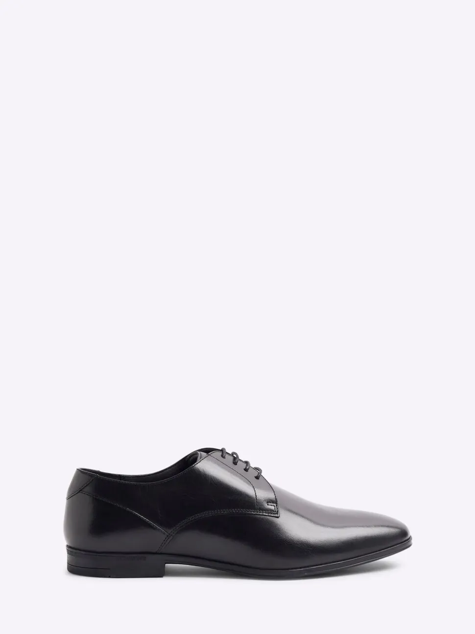 Zwart - River Island Wide Fit Leather Formal Derby Shoes