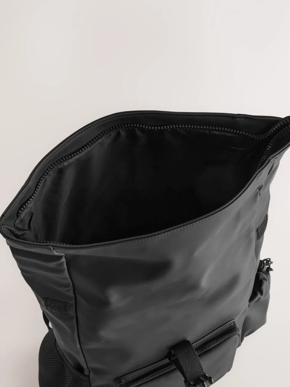 Zwart - Rolltop rugzak