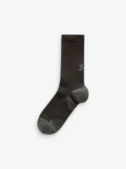 Zwart - Ronde hals - Under Armour - Performance Tech set van 3 paar sokken