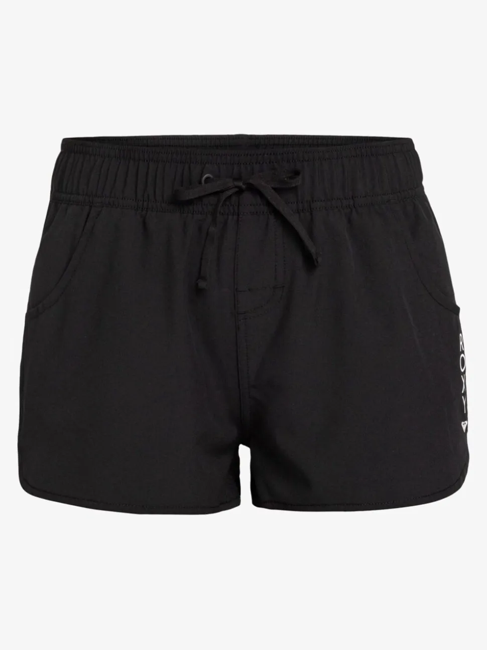 Zwart - Roxy Wave boardshort met logo van 2 inch