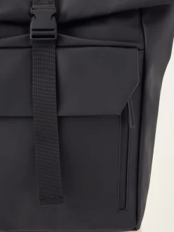 Zwart - Rubberised Backpack