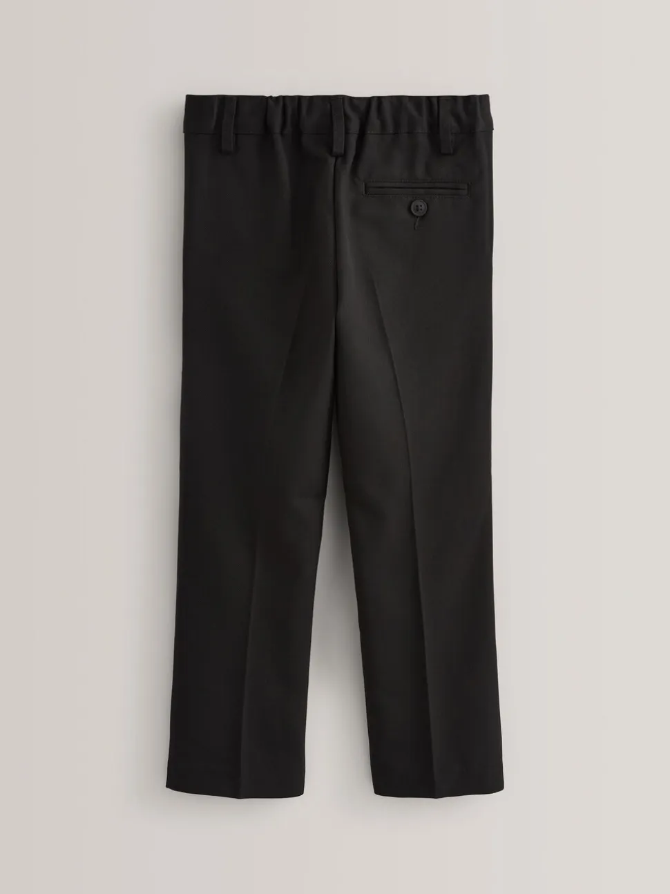Zwart - Schoolbroek met geplooide voorkant (3-17 jr)