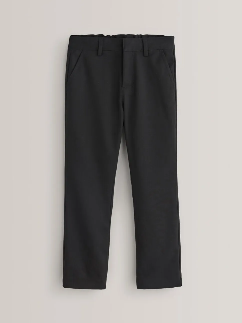 Zwart - Schoolbroek met rechte pijpen (3-17jaar)