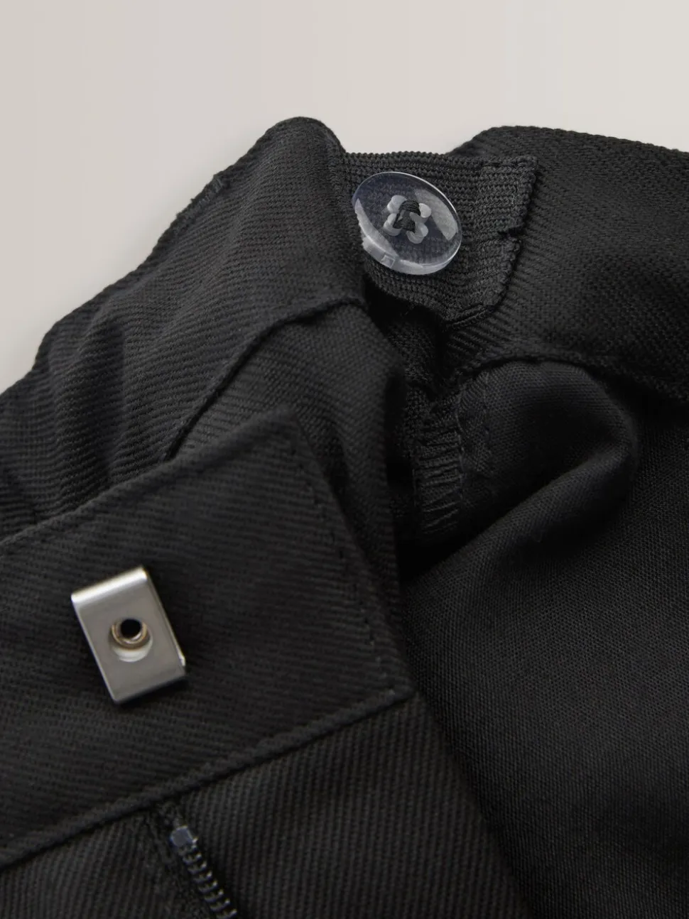 Zwart - Schoolbroek met rechte pijpen (3-17jaar)