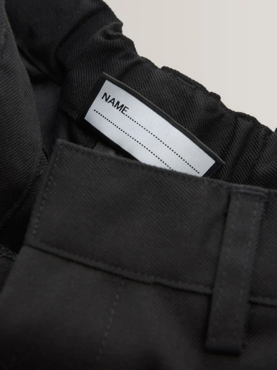 Zwart - Schoolbroek met rechte pijpen (3-17jaar)