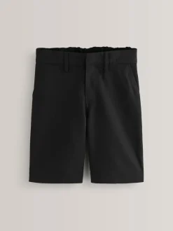 Zwart - Schoolshorts zonder plooien (3-14jr)