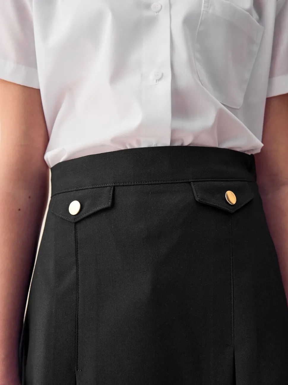 Zwart - Seniorrok voor school (9 - 17 jr)