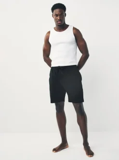Zwart - Set van 3 jersey pyjamashorts