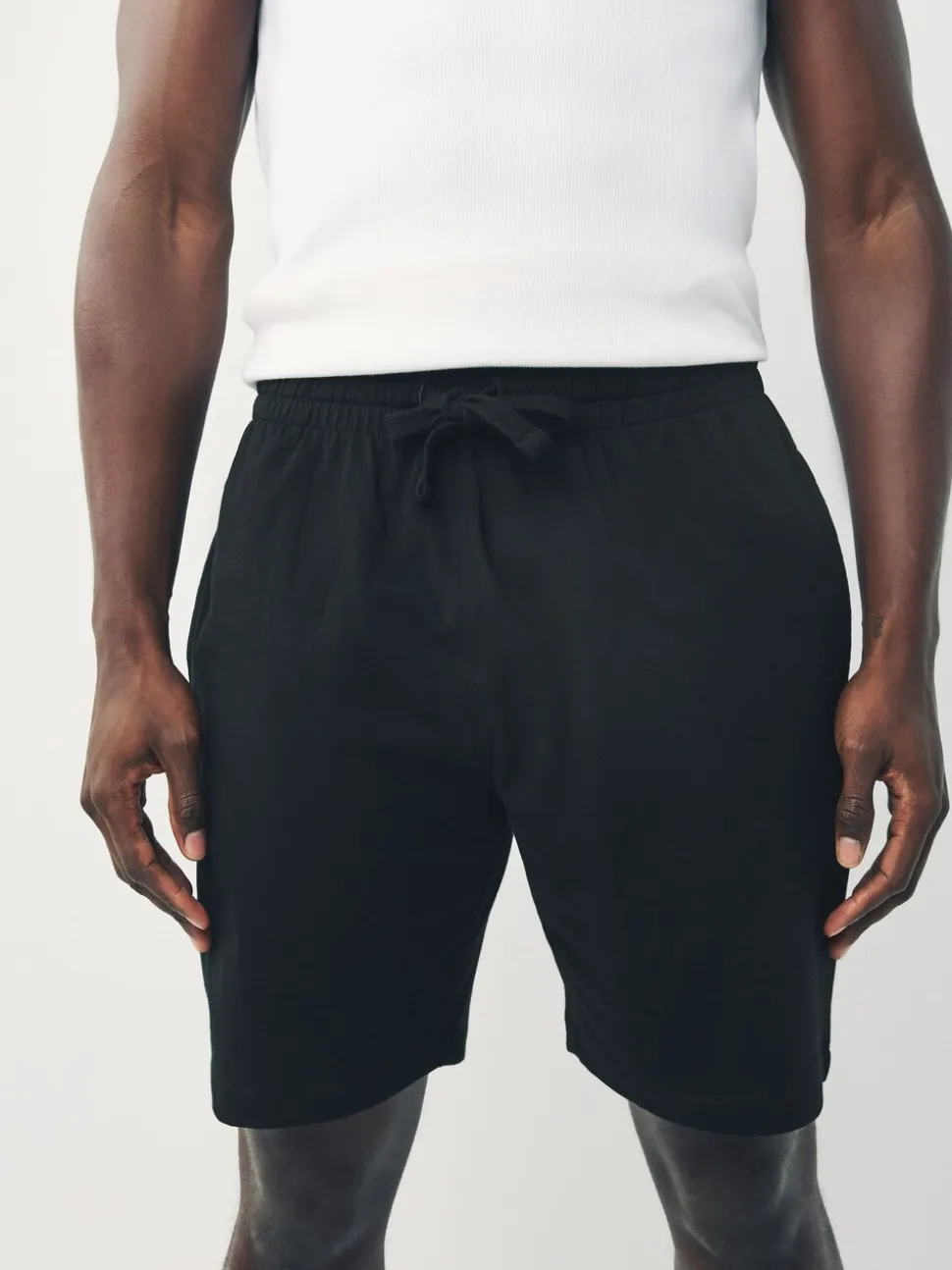 Zwart - Set van 3 jersey pyjamashorts