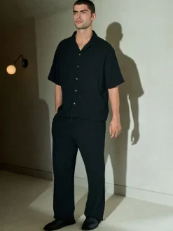 Zwart - Short Sleeve Pyjamas Set