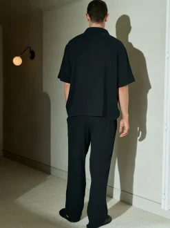 Zwart - Short Sleeve Pyjamas Set