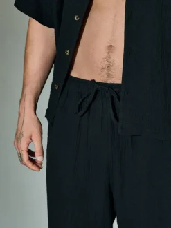 Zwart - Short Sleeve Pyjamas Set
